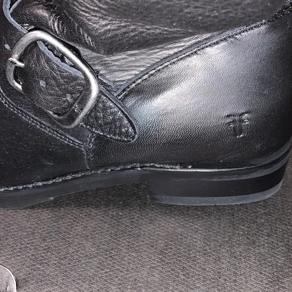 NEW- FRYE Leather Motto Boots ♥️❤️ - Picture 5 of 9